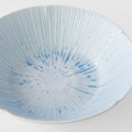 Premium 21cm Ice Blue Glaze Ceramic Bowl 800ml Dishwasher Microwave Safe