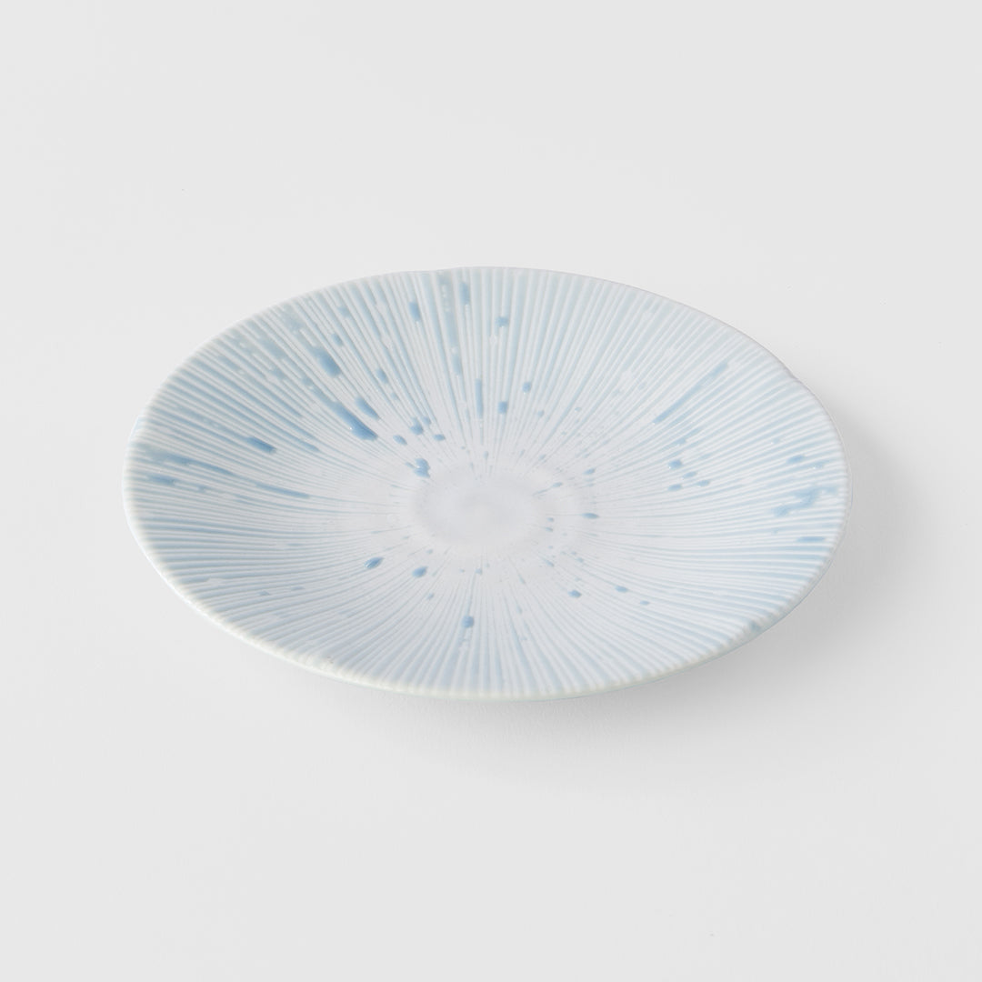 Premium Ceramic Tapas Plate – Ice Blue Glaze 16.5cm
