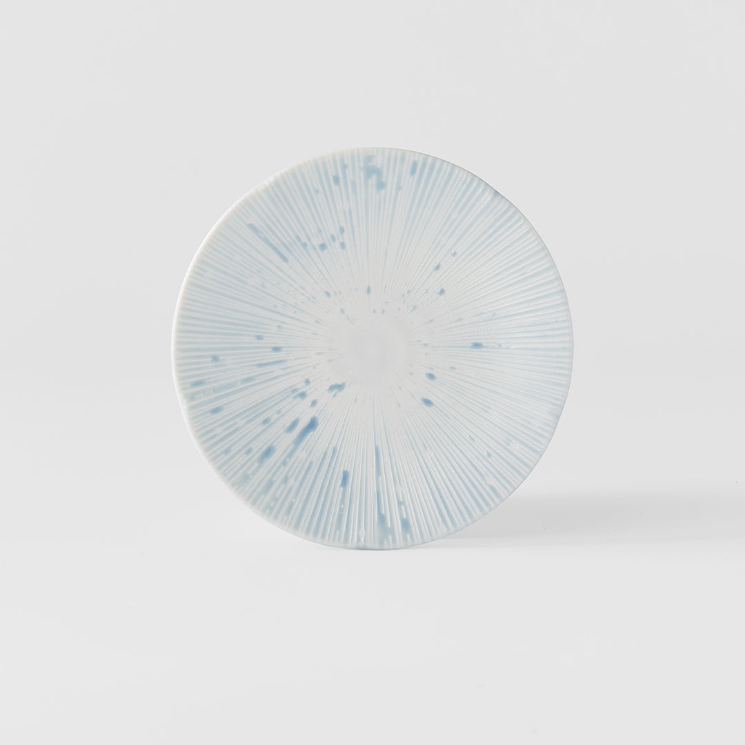 Premium Ceramic Tapas Plate – Ice Blue Glaze 16.5cm