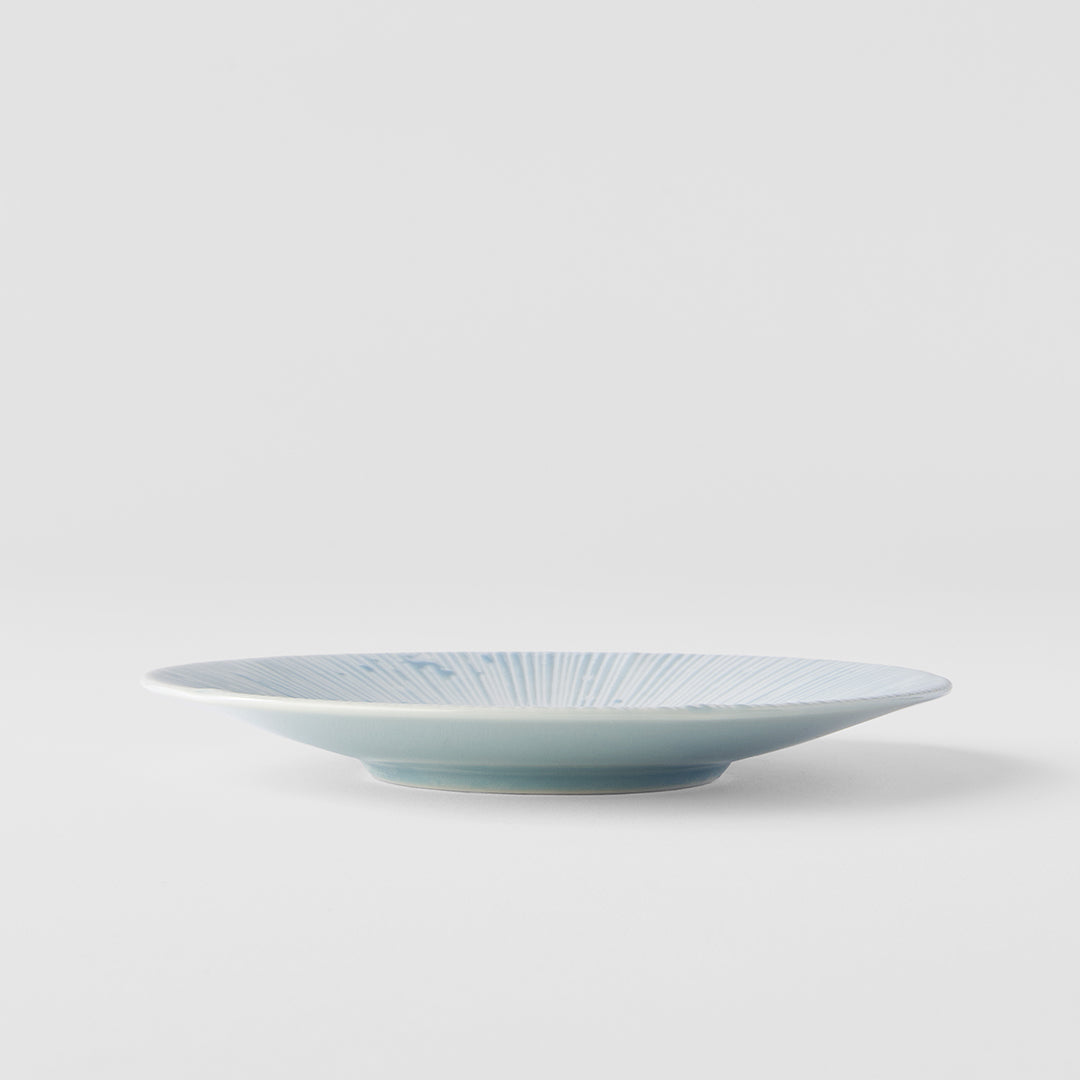 Premium Ceramic Tapas Plate – Ice Blue Glaze 16.5cm