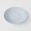 Premium 24.5cm Ice Blue Glaze Ceramic Dinner Plate Dishwasher Microwave Safe