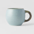 Premium 300ml Sky Blue Glaze Maru Ceramic Mug Dishwasher Microwave Safe