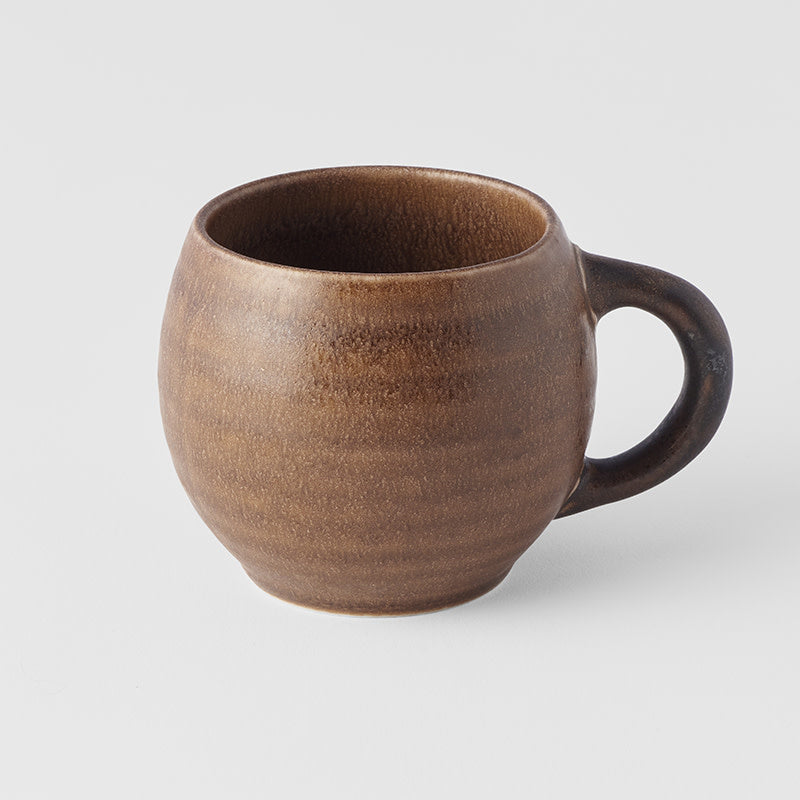 Maru 300ml Caramel Brown Glaze Ceramic Mug Coffee Tea Cup Dishwasher Microwave Safe