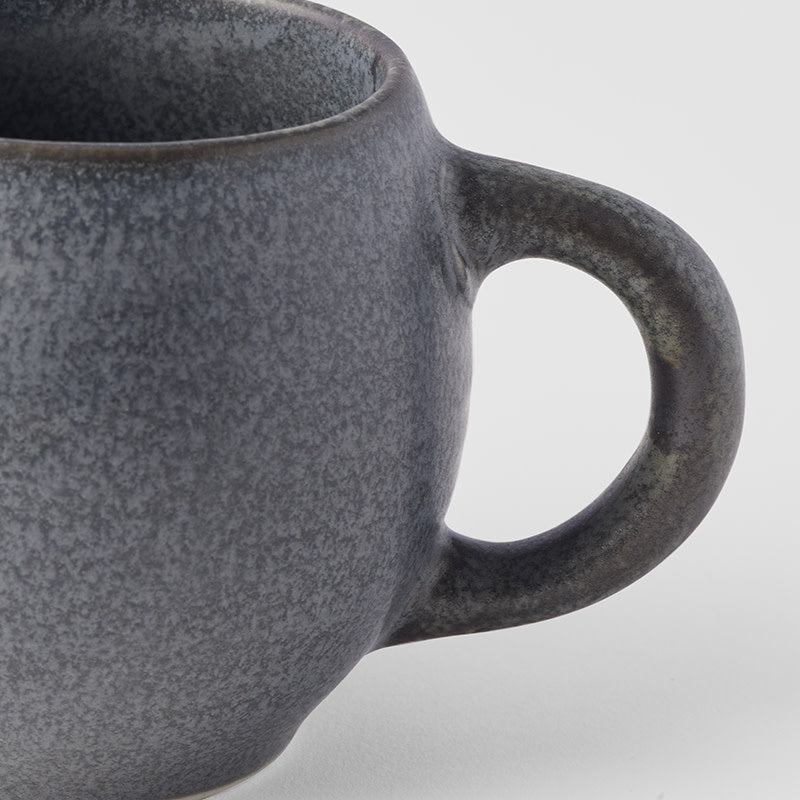 Premium 300ml Ash Grey Glaze Maru Ceramic Mug Dishwasher Microwave Safe