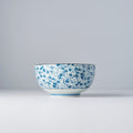 Premium 16cm Blue Daisy Glaze Ceramic Bowl 800ml Dishwasher Microwave Safe