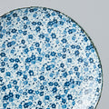Premium 19cm Blue Daisy Glaze Organic Ceramic Side Plate Dishwasher Microwave Safe