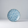 Premium 19cm Blue Daisy Glaze Organic Ceramic Side Plate Dishwasher Microwave Safe