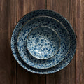 Premium 11cm Blue Daisy Glaze Organic Ceramic Sauce Dish 100ml