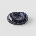 River Pebble Water Swirl Black Glaze Chopstick Rest Dishwasher Microwave Safe