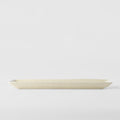 Premium Dumpling Plate – White Ivory Glaze 33cm