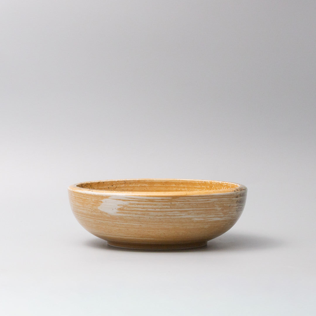 Premium 24cm Burnt Orange Glaze Ceramic Bowl 1800ml Dishwasher Microwave Safe