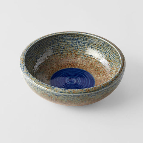 Premium 24cm Earth and Sky Glaze Thick Edge Ceramic Bowl 1800ml Dishwasher Microwave Safe