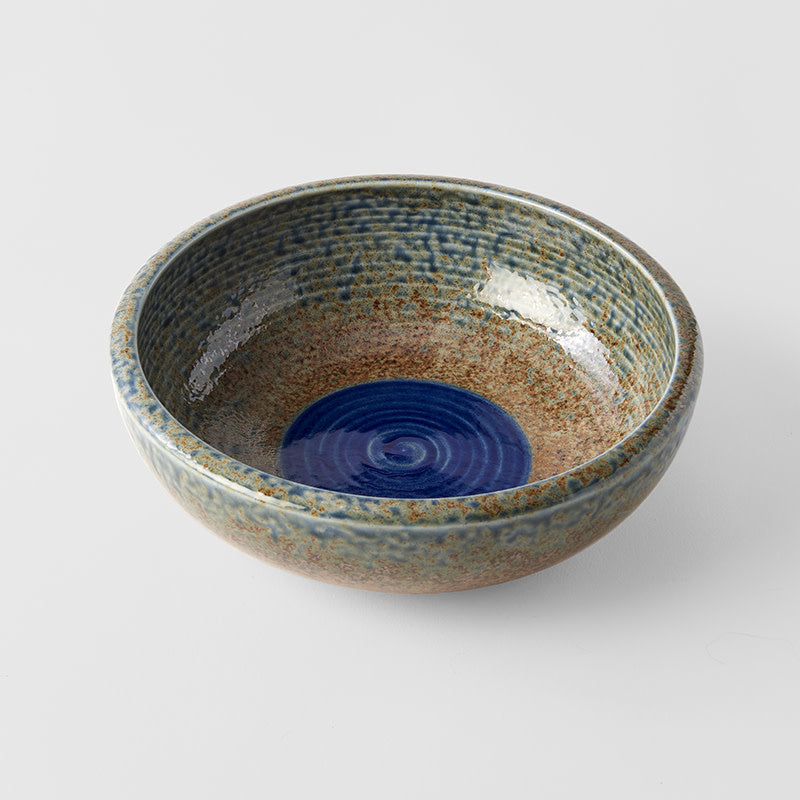 Premium 24cm Earth and Sky Glaze Thick Edge Ceramic Bowl 1800ml Dishwasher Microwave Safe