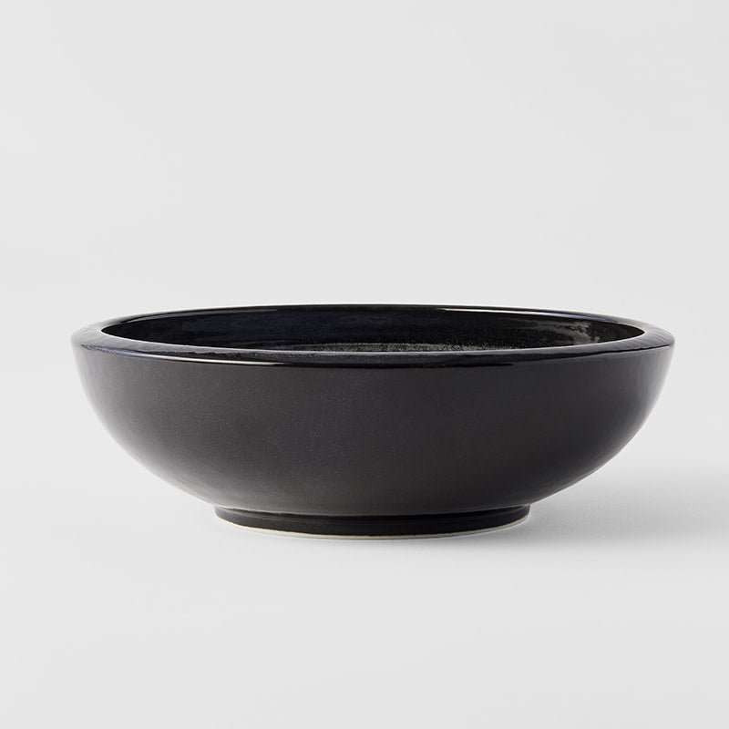 Premium 20.3cm Blue Cloud Glaze Ceramic Pasta Bowl 600ml Dishwasher Microwave Safe