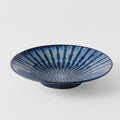 Premium Bowl – Dark Blue Indigo Drip Glaze 24cm, 400ml