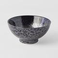Premium Udon Bowl – Black Pearl Glaze 19.8cm