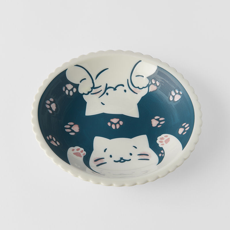 Premium Paw Prints Cat Pasta Bowl - 21cm