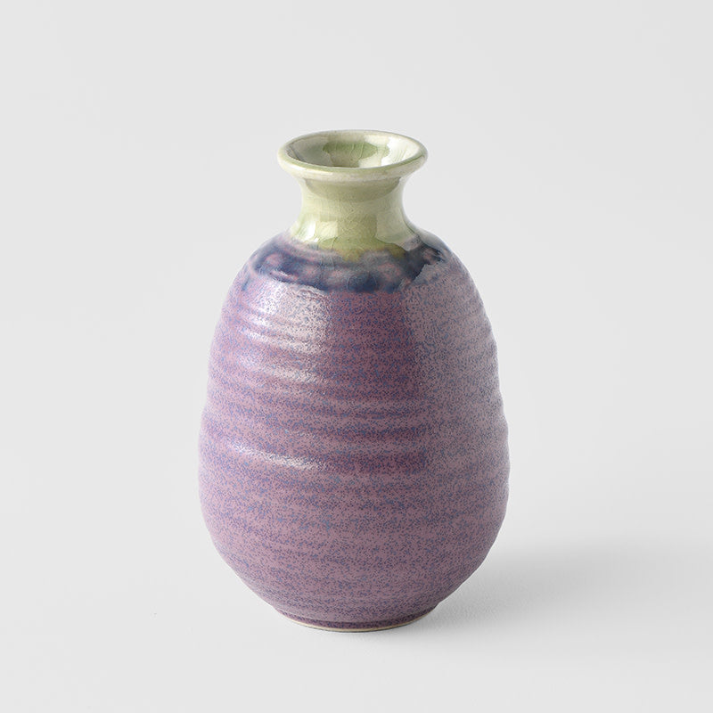 Lilac Glaze Sake Jug 280ml Japanese Ceramic Pourer Dishwasher Microwave Safe