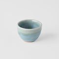 Premium 30ml Crazed Blue Glaze Ceramic Sake Cup Dishwasher Safe