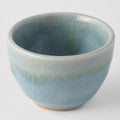 Premium 30ml Crazed Blue Glaze Ceramic Sake Cup Dishwasher Safe