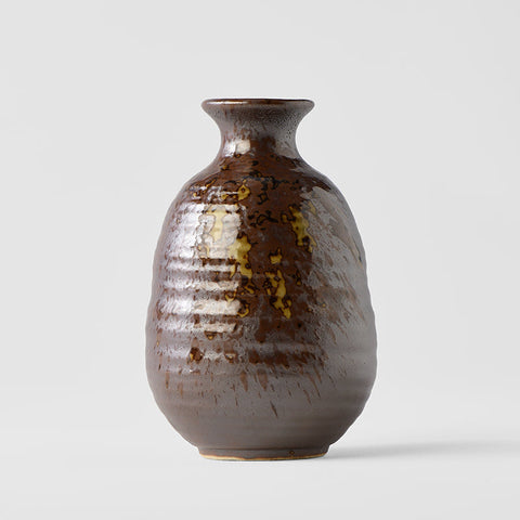Premium Sake Jug – Green Forest Speckle Glaze 280ml
