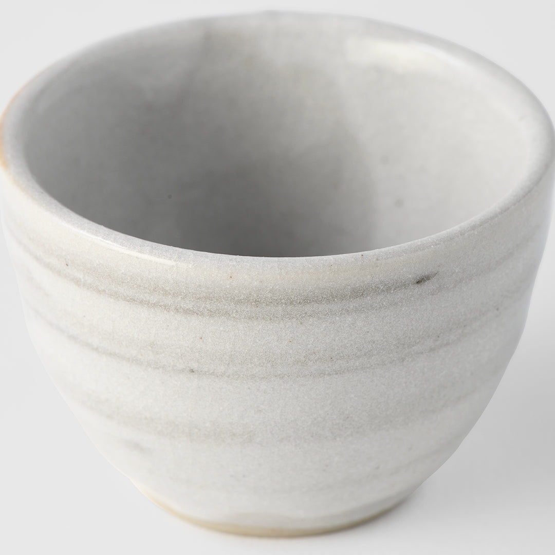 Premium 20ml White Glaze Ceramic Sake Cup Dishwasher Safe