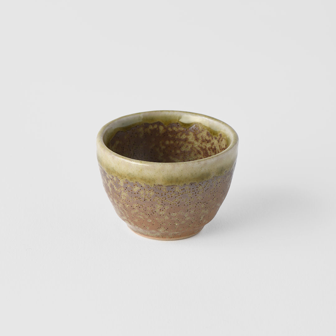 Premium 30ml Light Brown Glaze Ceramic Sake Cup Dishwasher Safe