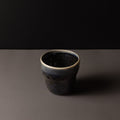 Premium 280ml Dark Indigo Glaze Yunomi Mug Japanese Ceramic Tea Cup