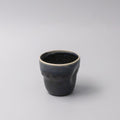 Premium 280ml Dark Indigo Glaze Yunomi Mug Japanese Ceramic Tea Cup