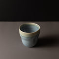 Premium 280ml Crazed Blue Glaze Yunomi Mug Japanese Ceramic Tea Cup