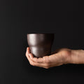 Premium 280ml Metallic Splash Glaze Yunomi Mug Japanese Ceramic Tea Cup
