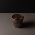 Premium 280ml Metallic Splash Glaze Yunomi Mug Japanese Ceramic Tea Cup