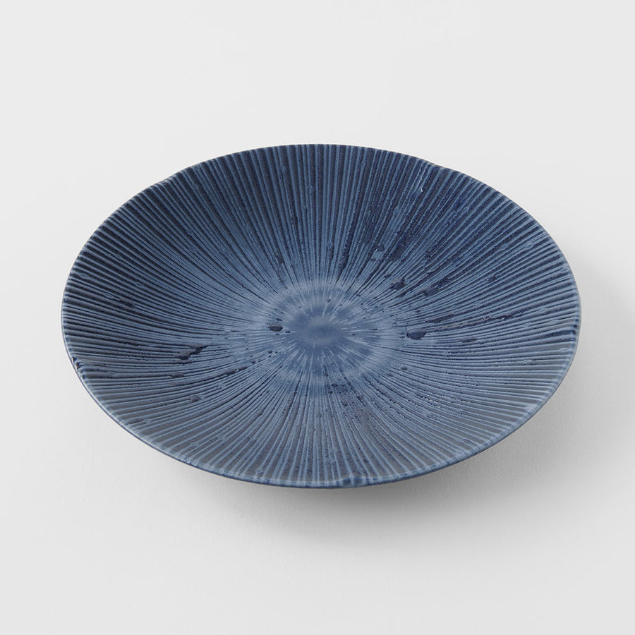 Premium 22cm Sapphire Glaze Ceramic Side Plate Dishwasher Microwave Safe