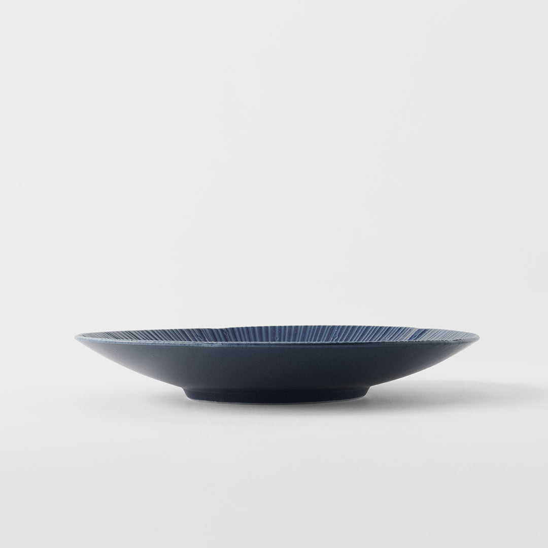 24.5cm Sapphire Glaze Ceramic Dinner Plate Dishwasher Microwave Safe