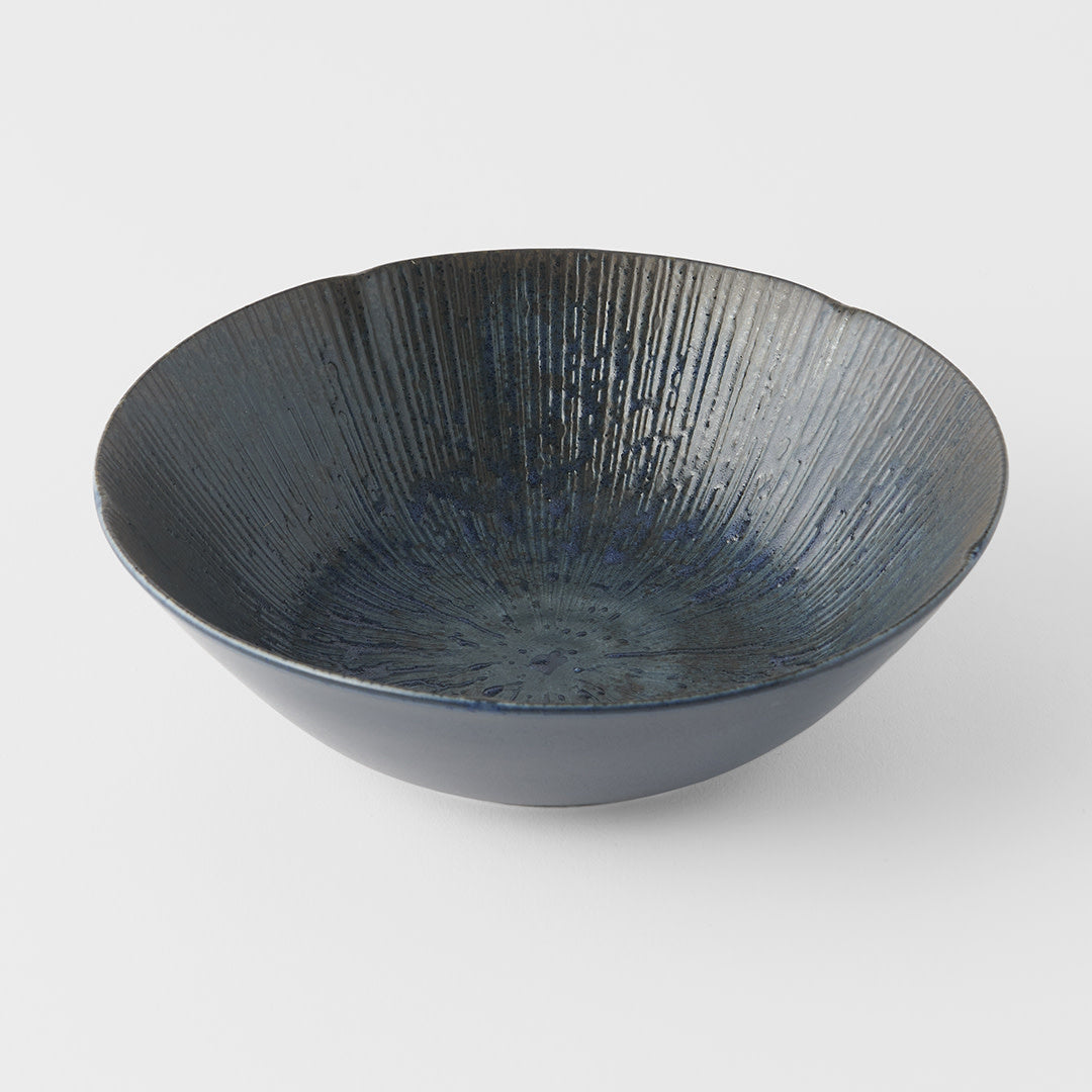 21cm Dusk Glaze Blue Ceramic Bowl 800ml Dishwasher Microwave Safe