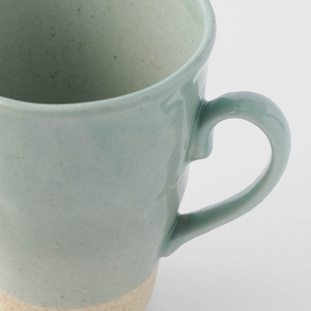 Premium 270ml Tomei Blue Glaze Wave Ceramic Mug Dishwasher Microwave Safe