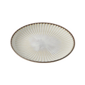 Premium Ceramic Plate – White Sendan Glaze 16cm