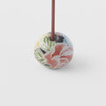 Black and Bright Ceramic Incense Stand 2.3cm Compact Home Fragrance Holder