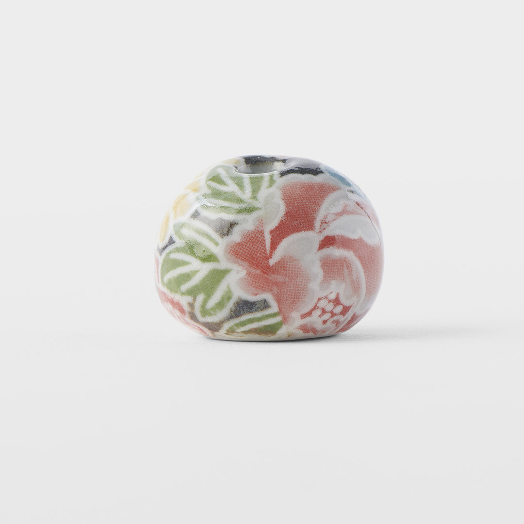 Black and Bright Ceramic Incense Stand 2.3cm Compact Home Fragrance Holder
