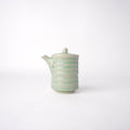 Premium 170ml Celadon Glaze Ribbed Ceramic Soy Pot Japanese Sauce Server