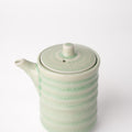 Premium 170ml Celadon Glaze Ribbed Ceramic Soy Pot Japanese Sauce Server