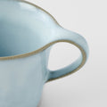 Premium 130ml Swoop Ice Blue Glaze Ceramic Cup Dishwasher Microwave Safe