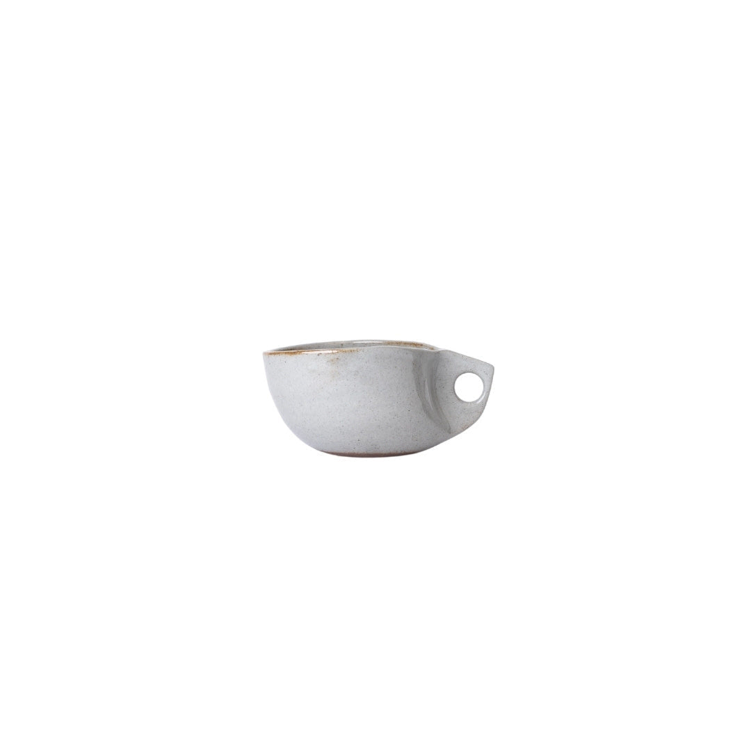 100ml Arc Grey Glaze Ceramic Cup Small Tea Coffee Cup Dishwasher Microwave Safe