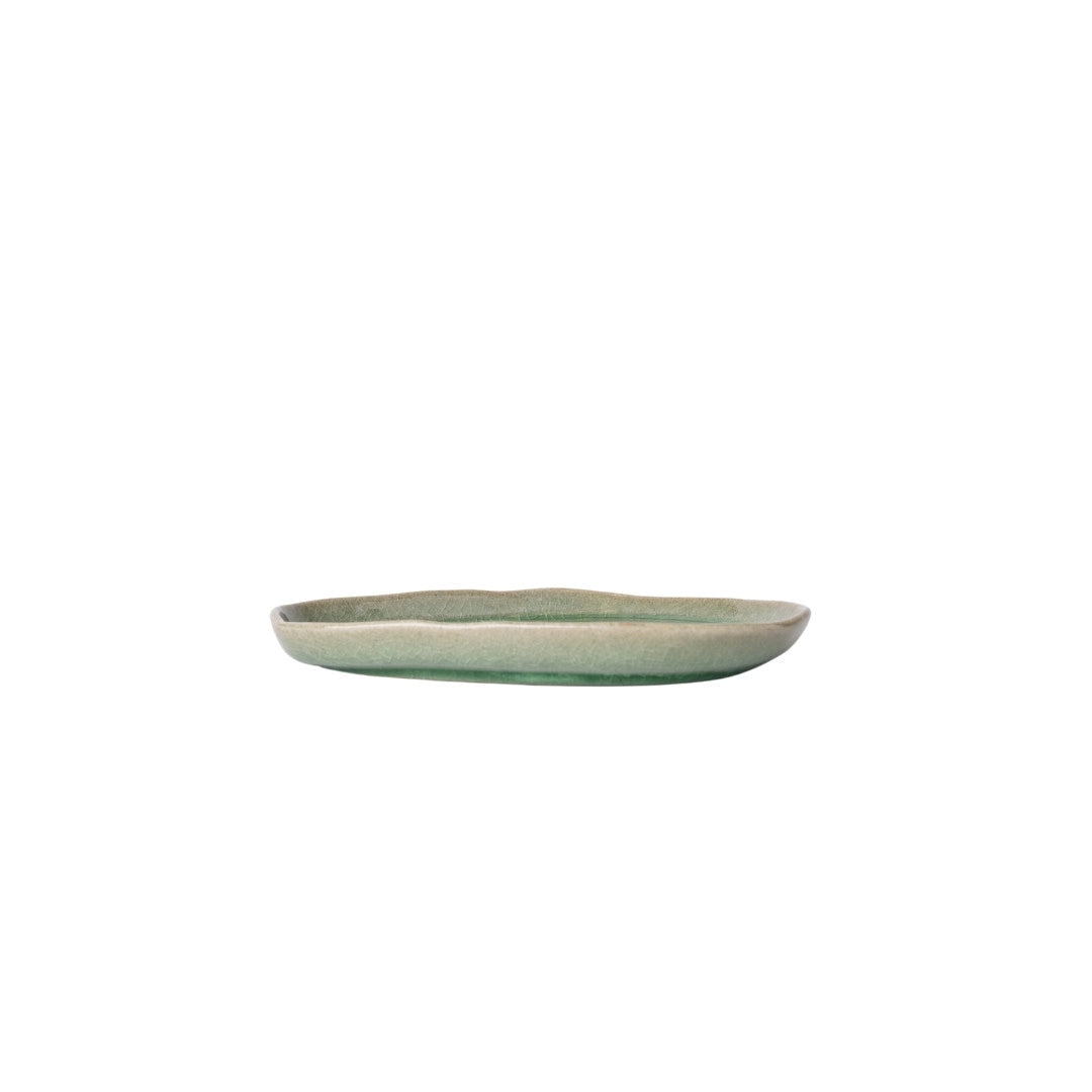 Premium Arc Green Glaze Ceramic Saucer Dishwasher Microwave Safe