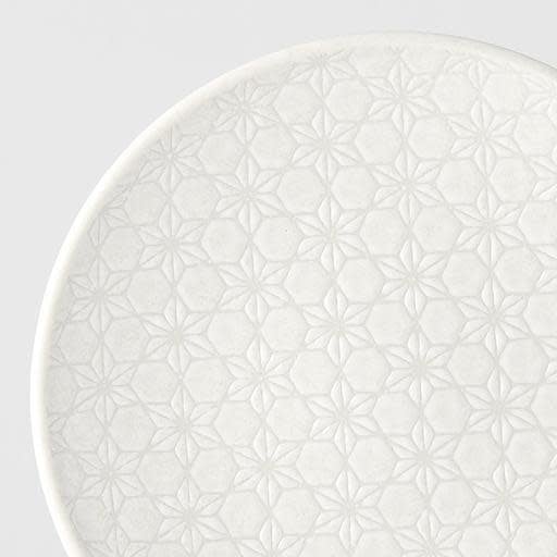 Premium 19.5cm White Star Glaze Ceramic Side Plate Dishwasher Microwave Safe