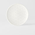 Premium 19.5cm White Star Glaze Ceramic Side Plate Dishwasher Microwave Safe