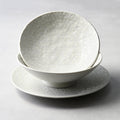 Premium 19.5cm White Star Glaze Ceramic Side Plate Dishwasher Microwave Safe