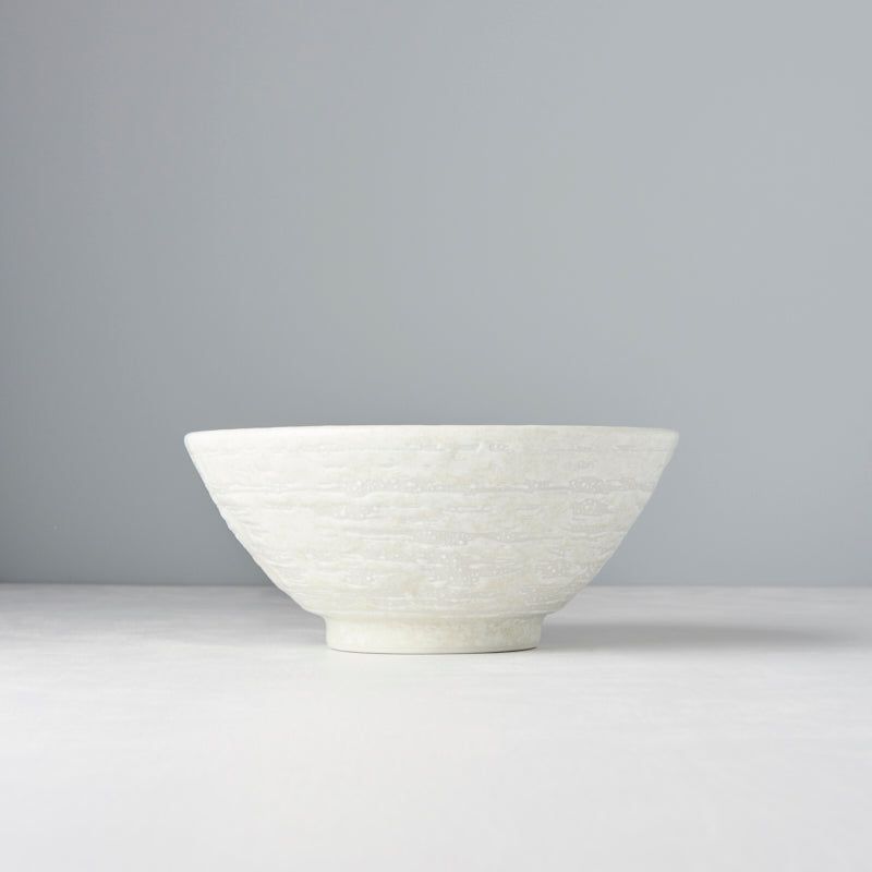Udon Bowl 19.5cm White Star Glaze - SuperSaverAU - view 2