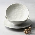 Premium 13cm White Star Glaze Ceramic Tapas Bowl 200ml Dishwasher Microwave Safe