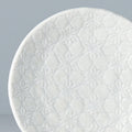 Premium 13.5cm White Star Glaze Ceramic Saucer Dishwasher Microwave Safe